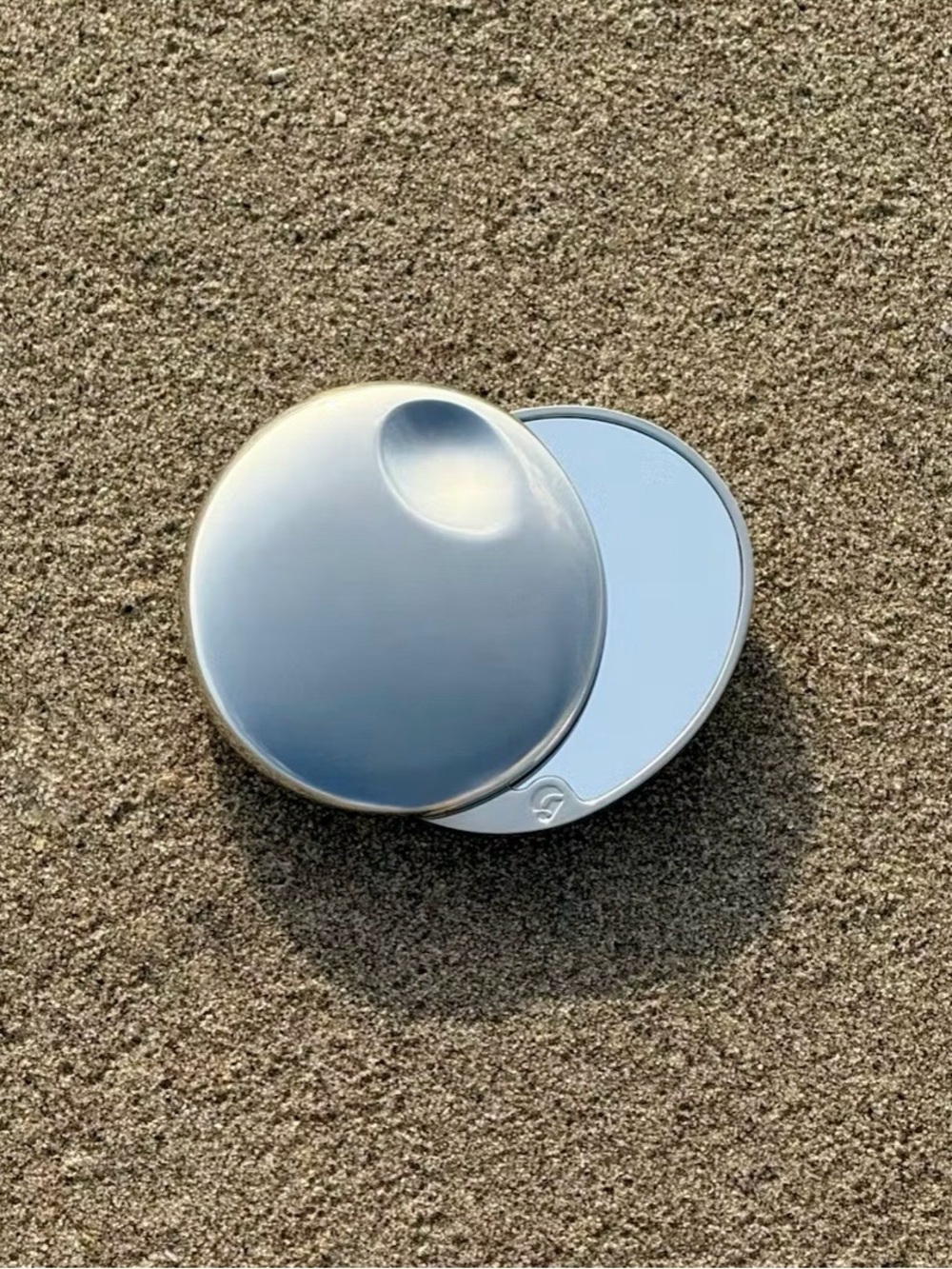 Glossier Chrome Swivel Mirror - Picture 3 of 4